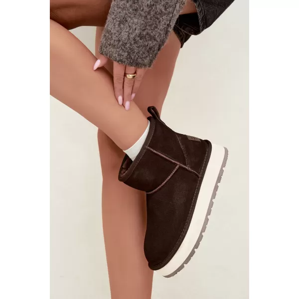  Dámské boty BIG STAR SHOES UU274693 BROWN/BEIGE 