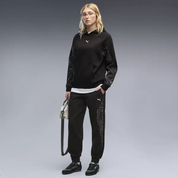  Dámská mikina PUMA SPORT ANIMAL STANDARD HOODIE FL 69400701 PUMA BLACK 