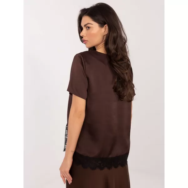  Dámská halenka ITALY MODA MI-BZ-3297.28 BROWN 