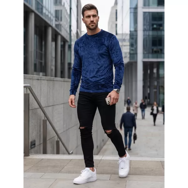  Pánská mikina DSTREET TMAVĚ MODRÁ 