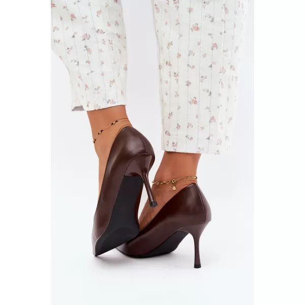 Dámské lodičky BOTO D-1295 BROWN 