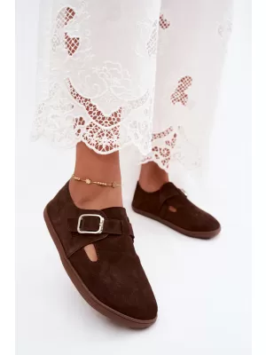 Dámské polobotky BOTO JH578 BROWN