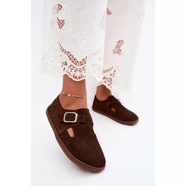  Dámské polobotky BOTO JH578 BROWN 