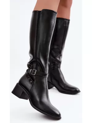 Dámské kozačky SERGIO LEONE KZ-07 BLACK