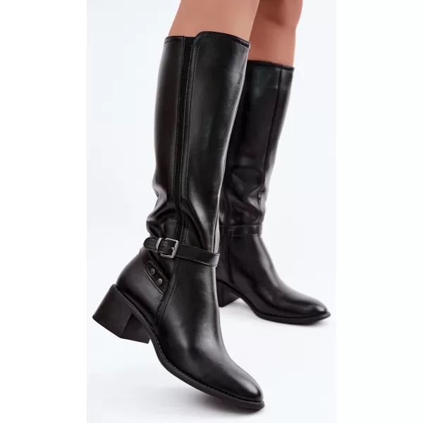  Dámské kozačky SERGIO LEONE KZ-07 BLACK 