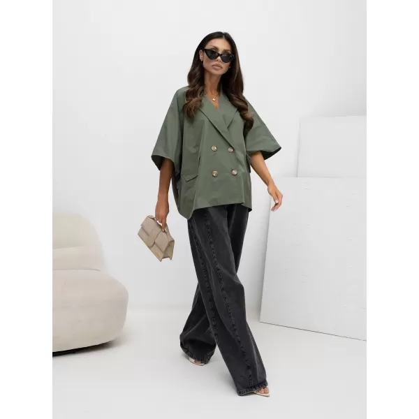  Dámská bunda RUE PARIS IT-KR-FL10153KSM.91 KHAKI 