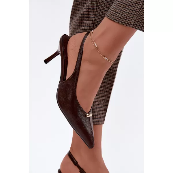  Dámské lodičky BOTO T680 BROWN 
