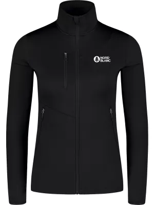 Dámská powerfleece mikina NORDBLANC CRISP NBSFL8338 ČERNÁ