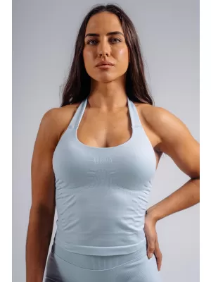 Halter top s vestavěnou podprsenkou NEBBIA PRIMAL 863 LIGHT BLUE
