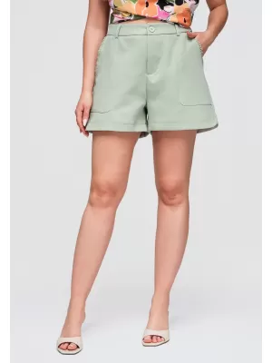 Dámské kraťasy OMBRE OW-ST-E0009 LIGHT GREEN