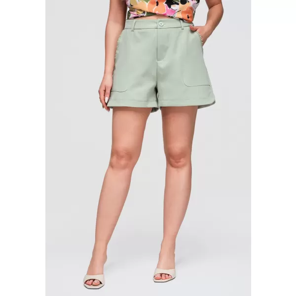  Dámské kraťasy OMBRE OW-ST-E0009 LIGHT GREEN 