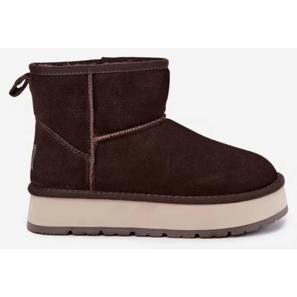  Dámské boty BIG STAR SHOES UU274693 BROWN/BEIGE 