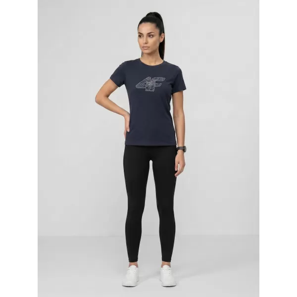  Dámské triko 4F 4FWMM00TTSHF3309 NAVY 