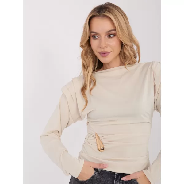  Dámská halenka ITALY MODA IT-BZ-21898.12 BEIGE 
