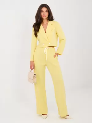 Dámský komplet RUE PARIS IT-KMPL-22202.89 BRIGHT YELLOW