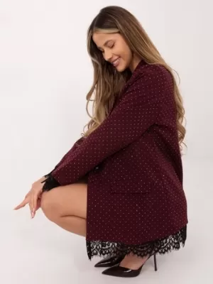 Dámská bunda ITALY MODA IT-MA-FL9916-1.07P BURGUNDY