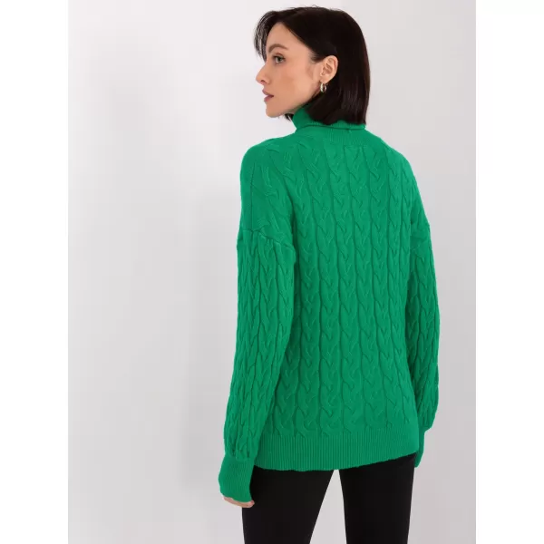  Dámský svetr WOOL FASHION ITALIA AT-SW-2348.95 GREEN 