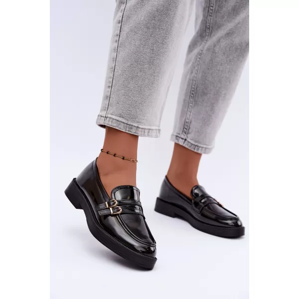  Dámské mokasíny BOTO D-325 BLACK 
