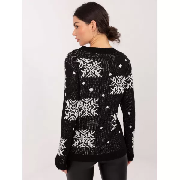  Dámský svetr ITALY MODA MI-SW-19133.90 NOIRE 
