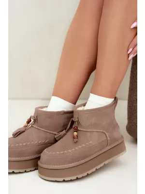 Dámské boty BIG STAR SHOES UU274679 BEIGE