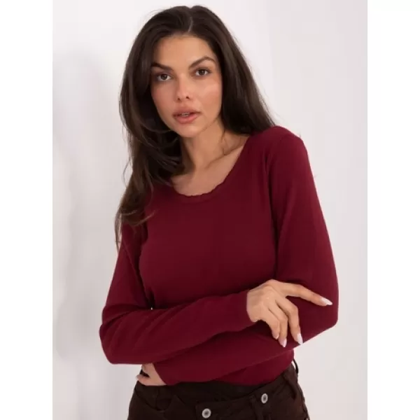  Dámská halenka FACTORY PRICE JM-BZ-2254.80 BURGUNDY 