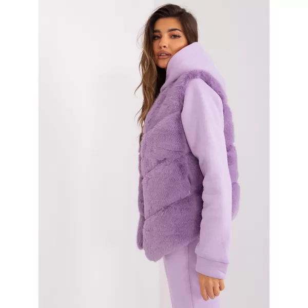  Dámská vesta WOOL FASHION ITALIA AT-KZ-2349.00P BRIGHT PURPLE 