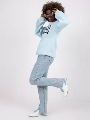 Dámská mikina EX MODA EM-BL-617-C.29X LIGHT BLUE