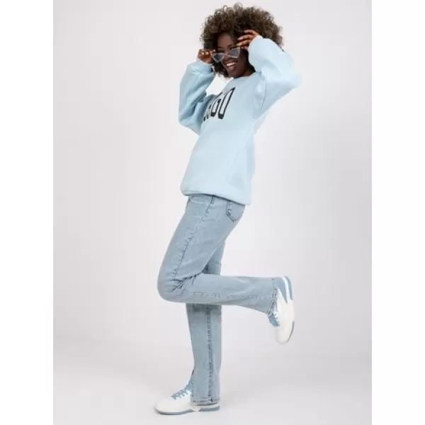  Dámská mikina EX MODA EM-BL-617-C.29X LIGHT BLUE 