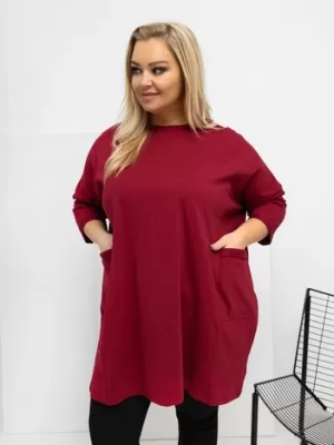 Dámská halenka RELEVANCE RV-BZ-A1076.00 BURGUNDY