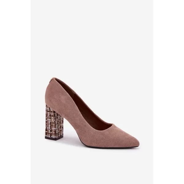  Dámské lodičky SERGIO LEONE PB216 LIGHT BROWN 
