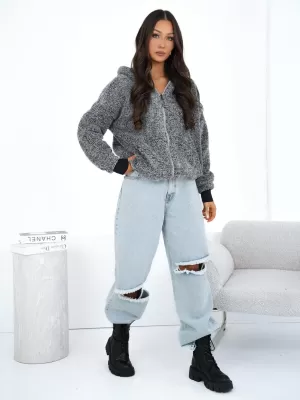 Dámská mikina FACTORY PRICE CS-BL-BT1030.00P DARK GREY