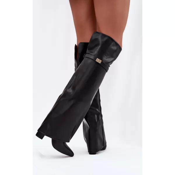  Dámské kozačky BOTO CLS-593 BLACK 