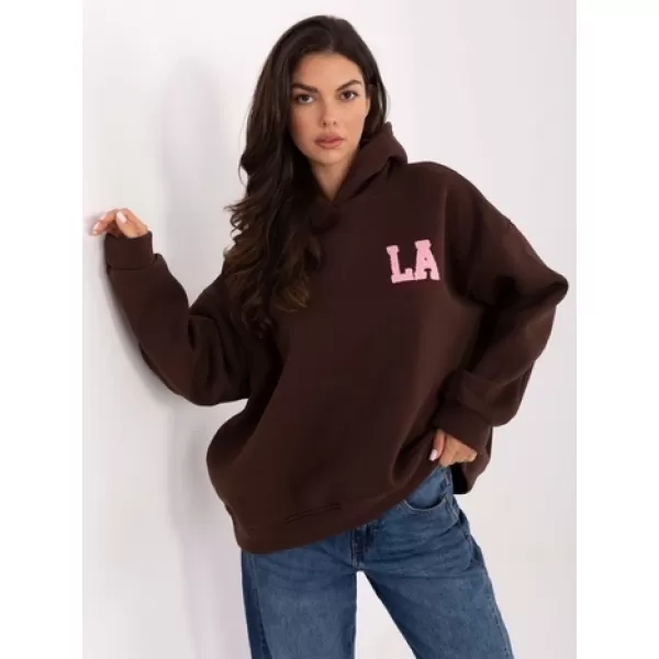  Dámská mikina FACTORY PRICE IT-BL-H2492.66 DARK BROWN 