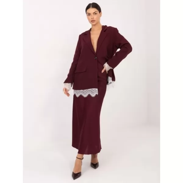  Dámská bunda ITALY MODA IT-MA-FL9916.02P BURGUNDY 