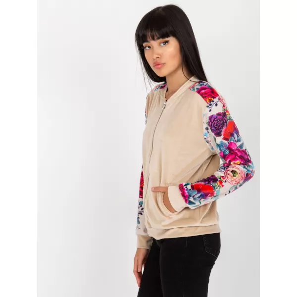  Dámská mikina RUE PARIS RV-BL-8235.38 BEIGE 