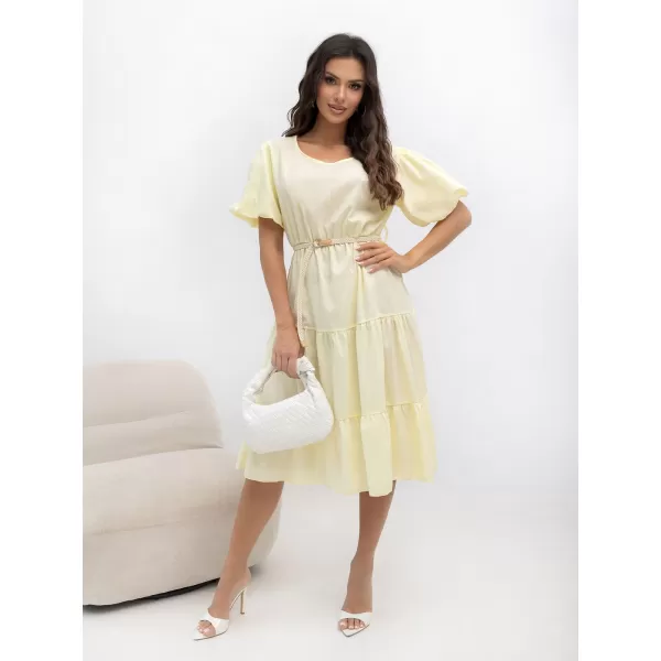  Dámské šaty ITALY MODA MO-SK-8849.14 BRIGHT YELLOW 