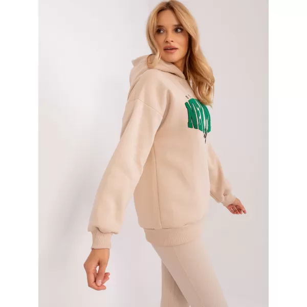  Dámská mikina MY RED LIPS EM-BL-656-4.96P BEIGE 