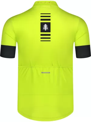 Pánský cyklo dres NORDBLANC STEER NBSMF8080 ZELENÁ