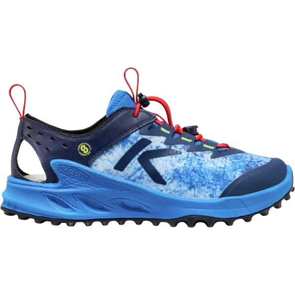 Juniorské boty KEEN ZIONIC ADV SANDAL PRECIOUS BLUE/RACING RED 