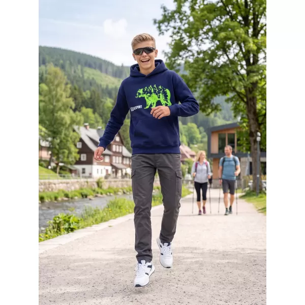  Dětská mikina ALTISPORT ALK193423 PŮLNOČNÍ MODRÁ 