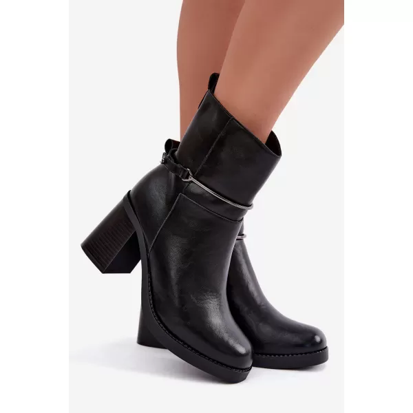  Dámské kotníkové boty BOTO SFY2461A-3 BLACK 