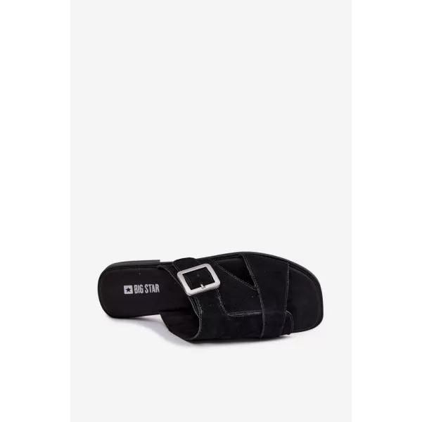  Dámské pantofle BIG STAR SHOES TT274477 BLACK 