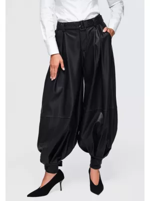 Dámské kalhoty OMBRE OW-PA-E0022 BLACK