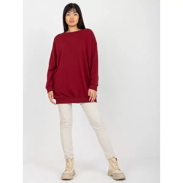  Dámská mikina RELEVANCE RV-BL-8310.60 BURGUNDY 