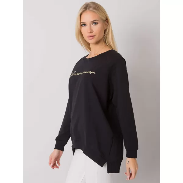  Dámská mikina RUE PARIS RV-BL-7192.66P NOIRE 
