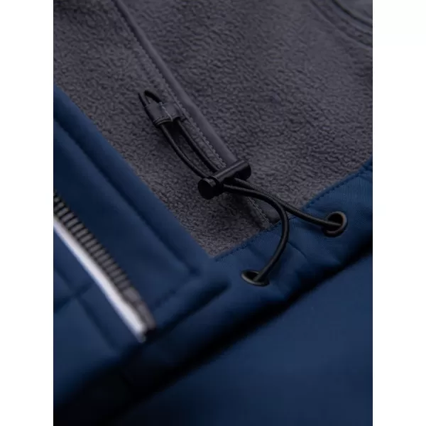  Pánská softshellová bunda OMBRE OM-JANP-0292 NAVY BLUE 