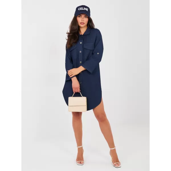  Dámská košile RUE PARIS IT-SK-L6071.93 NAVY 