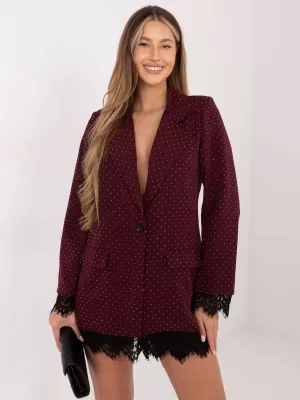 Dámská bunda ITALY MODA IT-MA-FL9916-1.07P BURGUNDY