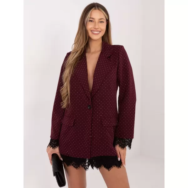  Dámská bunda ITALY MODA IT-MA-FL9916-1.07P BURGUNDY 