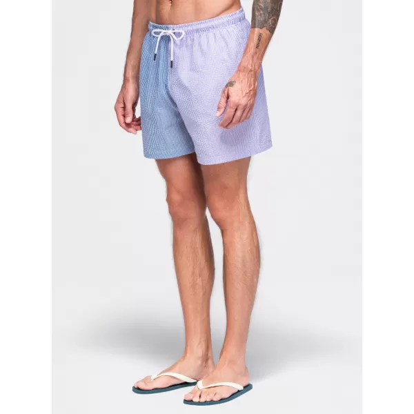  Pánské kraťasy OMBRE OM-SRSS-0215 BLUE AND PURPLE 